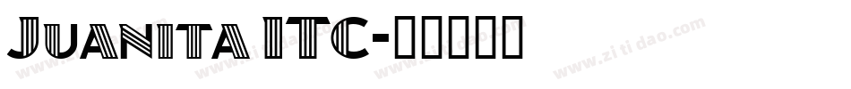 Juanita ITC字体转换